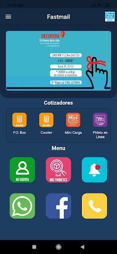 Android application Fast Mail screenshort