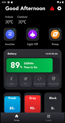 Android application INTELLI-GRID screenshort