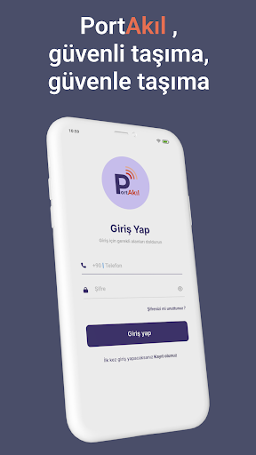 Android application PortAkıl screenshort