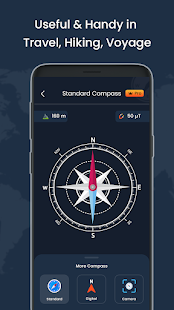 Digital compass & live weather android2mod screenshots 4