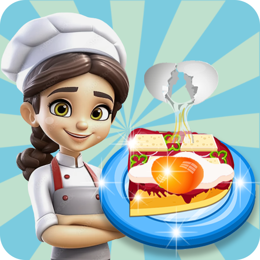 Omelette pizza cooking games logo
