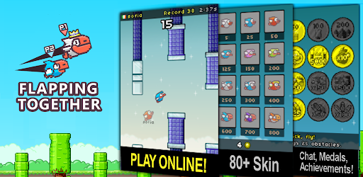 Flapping Together Online