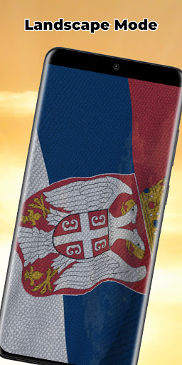 Serbia Flag Live Wallpaper Screen 3