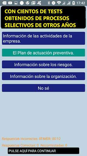 Test para Temario Común Oposic