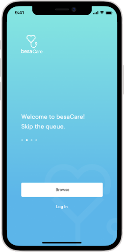 Android application besaCare screenshort