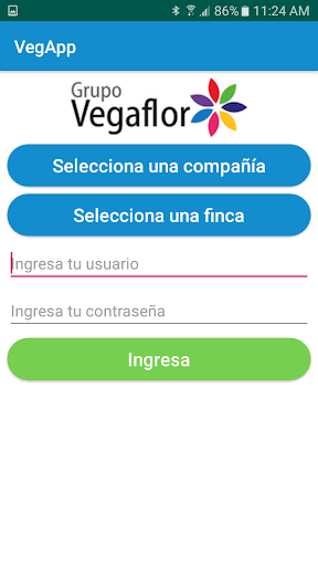 Android application VegApp screenshort