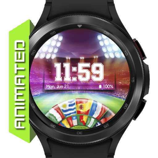 Watch Face Wear OS Football logo