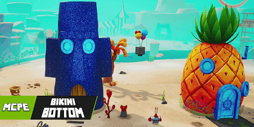 Sponge Bob Mod and Map for Minecraft PE - MCPE