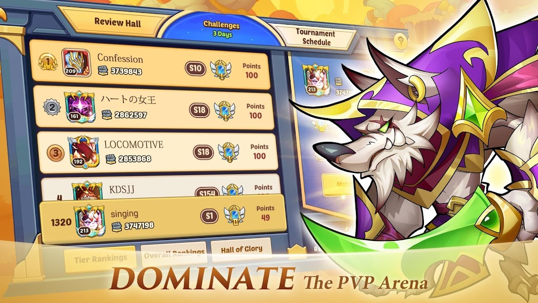 Idle Heroes banner