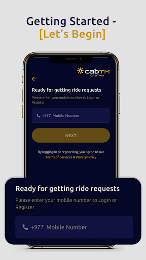 Android application Cabtm Cabtain (Riders/Drivers) screenshort
