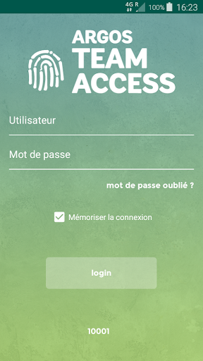 Argos Team Access Screen 2
