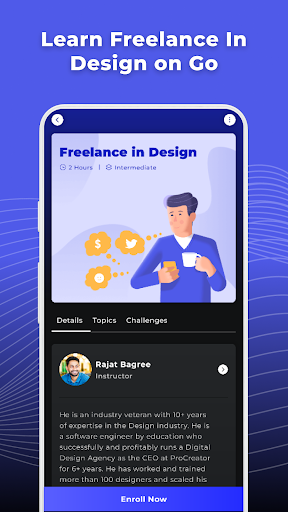 Screenshot of Learn Freelance in Design