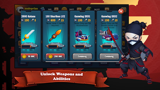 Ninja Boss Hunter - Earn Money Screen 2