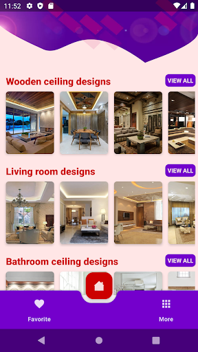 Android application Modern Ceiling Designs screenshort