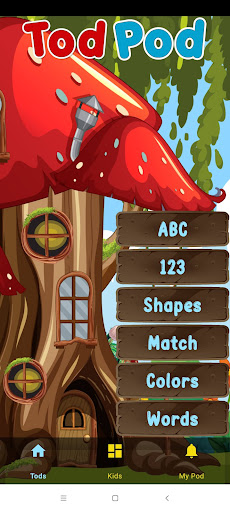 Android application Toddler Pod (all in one) screenshort