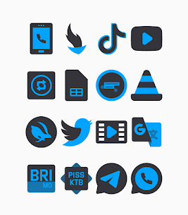 Dark Blue – Icon Pack APK (PAID) Free Download Latest 5