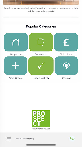 Prospect App Screen 2