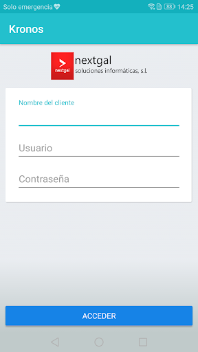 Android application kronos screenshort