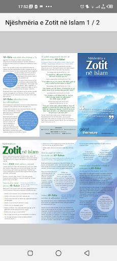 Android application Njëshmëria e Zotit në Islam screenshort