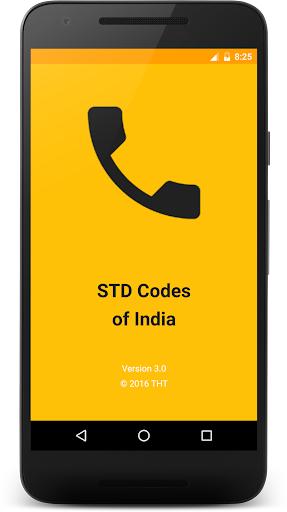 Android application STD Codes of India screenshort