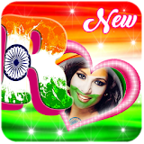 3D Indian Flag Letter photo icon