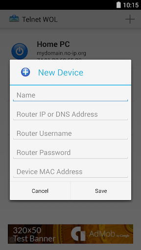 TelnetWOL for DD-WRT and Vigor Screen 3