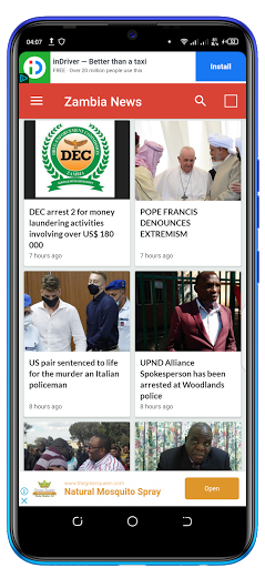 Zambia News Screen 2
