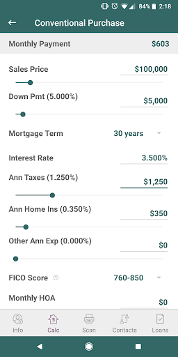 Screenshot of Ambeck Mortgage Associates