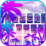 Summer Holiday Seaside Keyboard Theme icon