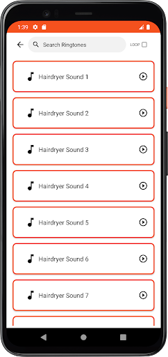 Hair Dryer Sounds Screen 3
