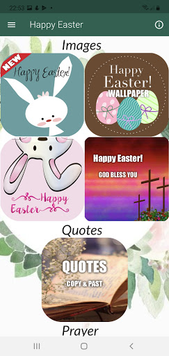 Android application HAPPY EASTER AND CHRISTIANITY screenshort
