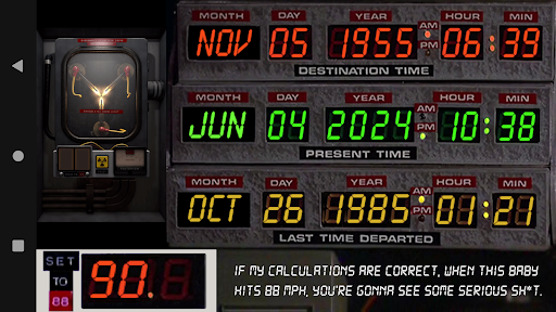 BTTF Clock - Screen Saver Screen 2