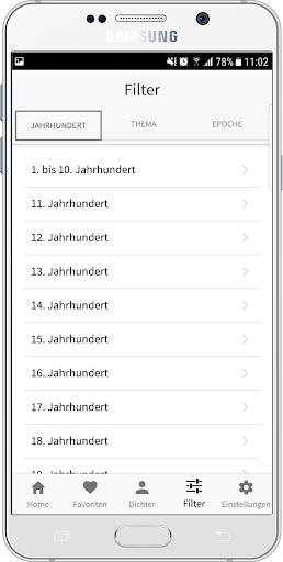 Poesi - Enjoy German Poetry Screen 3