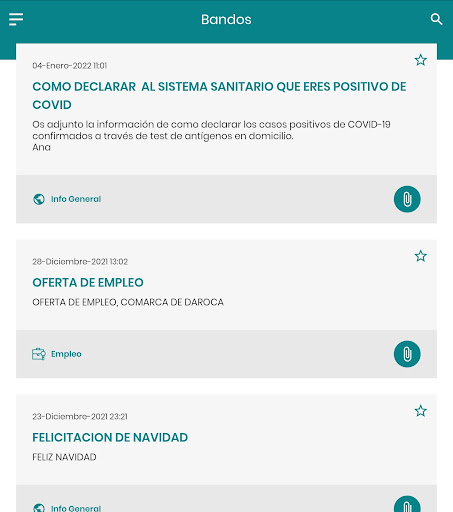 Retascón Informa Screen 2