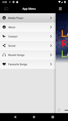 Android application LA NASA RADIO screenshort