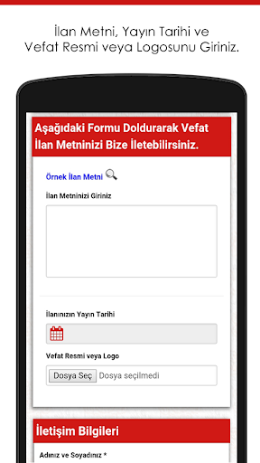 Hürriyet Vefat İlanı Servisi
