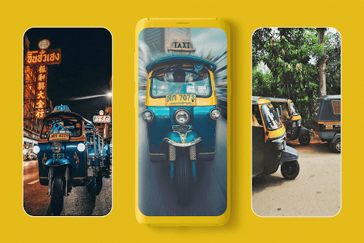 Tuk Tuk Rickshaw wallpapers Screen 2