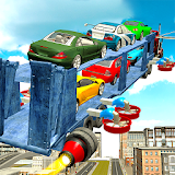 Flying Car Transport Truck 3D icon