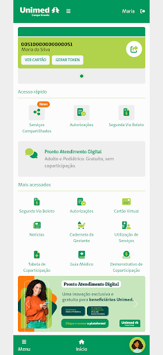 Cliente Unimed Campo Grande Screen 3