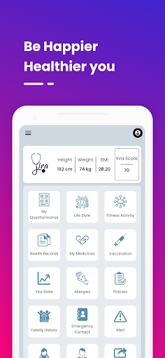 Android application Yira.ai screenshort