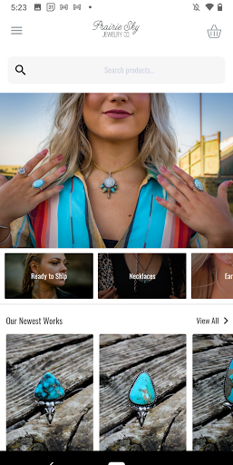 Android application Prairie Sky Jewelry Co screenshort