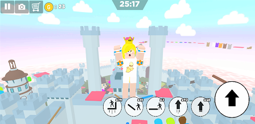 Escape from castle parkour screenshot