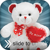 teddy bear slider lock icon