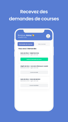 Android application TRANSPORT TITOUH screenshort