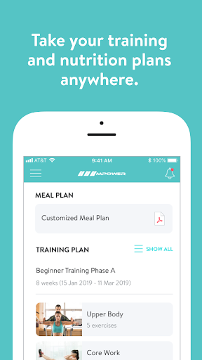 Mpower Fitness Online Screen 2