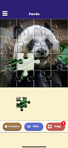 Panda Love Puzzle Screen 2