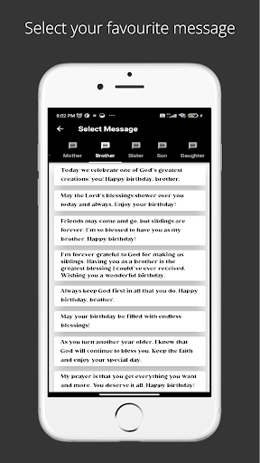 birthday wishes & messages Screen 2