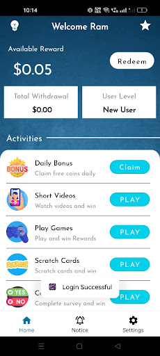 Earniverse Screen 3
