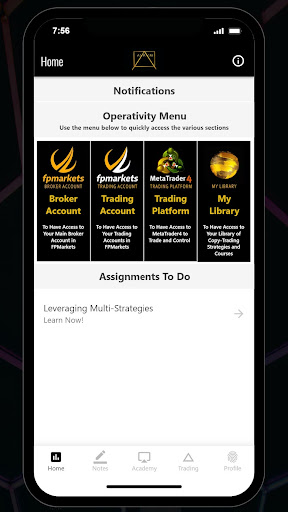 Android application Creating Aurum screenshort