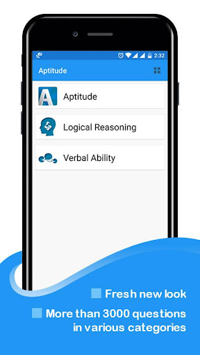 Android application Aptitude and Reasoning Questio screenshort